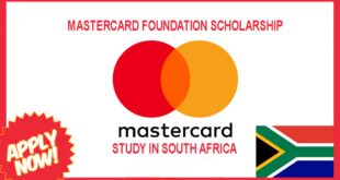 Mastercard Foundation Scholarship in South Africa